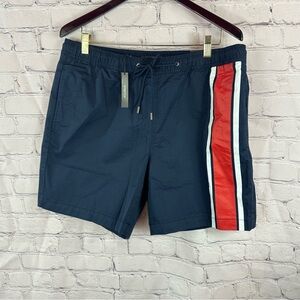 NWT michael Kors navy Red striped shorts nautical preppy sportswear
